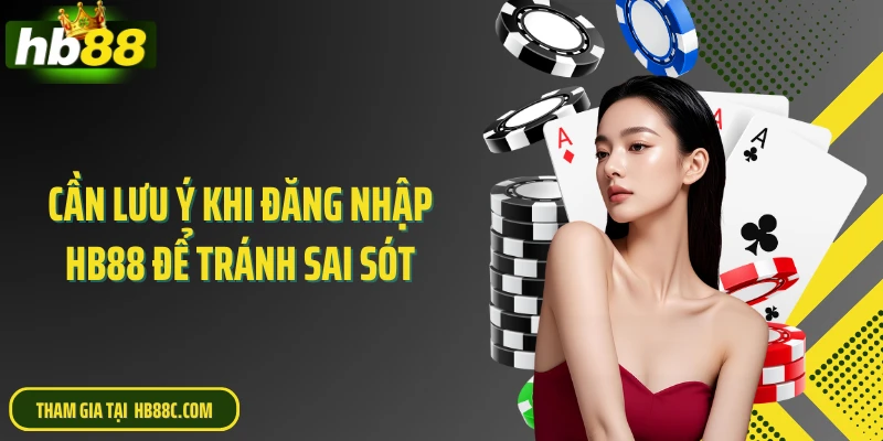 Cần lưu ý khi đăng nhập HB88 để tránh sai sót