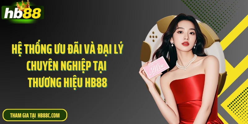 Hệ thống ưu đãi và đại lý chuyên nghiệp tại thương hiệu HB88